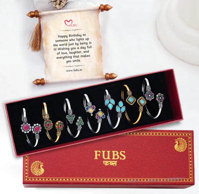 Royal Bracelet Set in Premium Red Gift Box